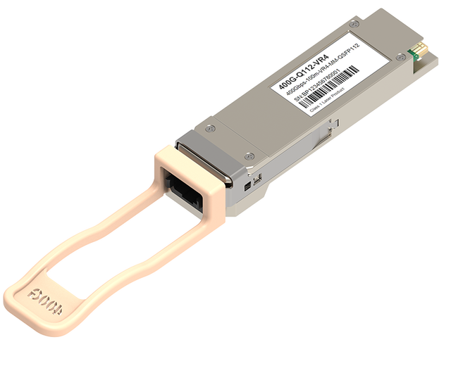 400G QSFP112 VR4 850nm 50m MPO-12 MMF Optical Transceiver Module, IEEE 802.3db Compliant Class 1 Laser