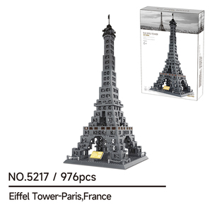 Wange 5217 <span class=keywords><strong>Tour</strong></span> <span class=keywords><strong>Eiffel</strong></span> – Modèle de construction attrayant pour enfants – Blocs éducatifs unisexes à assembler – Ensemble de blocs de construction en plastique - Product Image 2