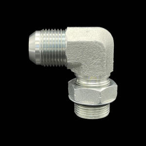 Raccord hydraulique à angle droit JIC à filetage extérieur, conique extérieur à 74 degrés, norme américaine, joint torique réglable - Product Image 4