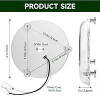 Standard ou personnalisé 120V AC rond 100mm Module LED haute puissance 18W ETL répertorié