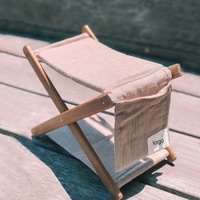 Hamac de cou léger et compact, personnalisé, avec support de nuque et cadre en bois, pliable, pour la plage, vente en gros d'été