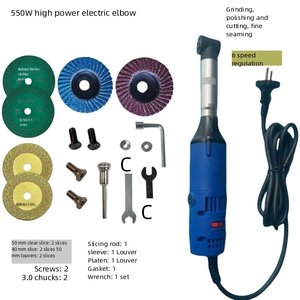 Industrial Grade Angle With Elbow Handle for Seam Clearing Cutting Engraving and Sanding / Angle / - Product Image 4