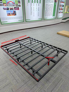 Italian Luxury 1.5m 1.8m Double Iron Suspension <strong>Bed</strong> <strong>Frame</strong> Simple Minimalist Style <strong>Foldable</strong> and Durable Metal for Apartment Use - Product Image 6