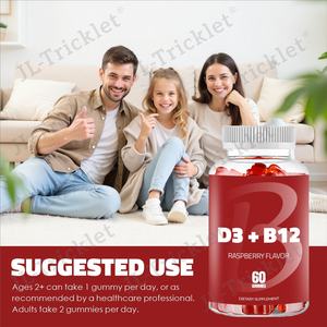 OEM Factory ha fornito integratore di vitamine gommose naturali di vitamina <span class=keywords><strong>B12</strong></span> - Product Image 6