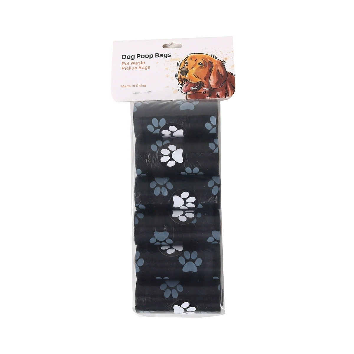 6 rolls Black paw 10 microns