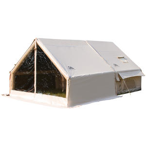 Tente de camping extensible à un étage en PVC et tissu de coton, gonflable, toutes saisons, 6,3+7,2 m², pour l'extérieur, à montage rapide, 3*2,1 m - Product Image 3