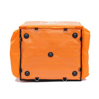 Sac isotherme de livraison de repas en aluminium 62L avec poignée, sac à dos isotherme 500D pour livraison de repas