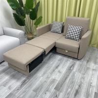 Kunden spezifische 2 Sites Sofa Cum Bed Kleine Wohnung Multifunktion möbel