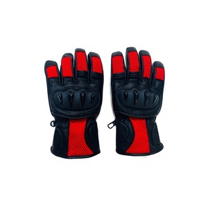Guantes de Motocicleta de Cuero de Diseño Premium Mudassar Sports, Completos, Impermeables, Compatibles con Pantalla Táctil, Transpirables, para Exteriores - Product Image 1