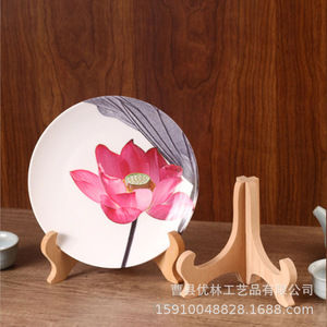 Estante de madera para pasteles de té, diseño minimalista, tipo vertical, para exhibir en la sala de estar - Product Image 2