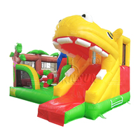 Castillo Inflable Winsun, Diseño Personalizado, Casa de Brinco, Parque Infantil Exterior, Material de PVC, Libre de Plomo, Ignífugo, Ecológico