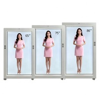 ChatGPT IA, Humano Digital Virtual, Deepseek, Gabinete Holográfico Interactivo 3D, Holograma Transparente para Interiores, Centros Comerciales