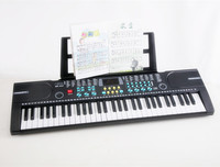Mädchen Musikinstrument in Rosa Spielzeug-Klavier 61 Tasten Elektronisches Keyboard Spielzeug Elektronische Orgel mit Beleuchtung für Kinder