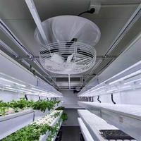 Conteneur d'expédition hydroponique intelligent pour la ferme Conteneurs agricoles à tour verticale Systèmes de culture hydroponique pour légumes