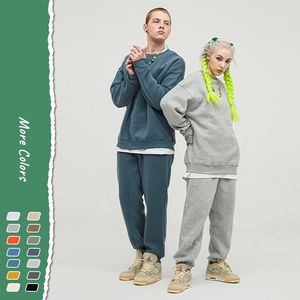 Ensemble de survêtement en coton à Logo personnalisé pour homme et femme, survêtement unisexe - Product Image 2