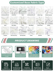 Tela Jersey de Algodón Elástica Estampada Digitalmente Personalizada de Moda <span class=keywords><strong>2026</strong></span> para Camisetas al por Mayor - Product Image 4