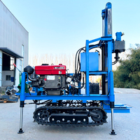 Machine de Forage Rotative 200m pour Puits d'Eau avec Pompe à Boue Autonome