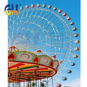 Solución Llave en Mano: Rueda de la Fortuna Gigante de 88m para Parque de Atracciones y Carnaval al Aire Libre en Venta - Product Image 6
