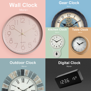 Thạch anh reloj de pared thép không gỉ kim loại trang trí đồng hồ treo tường trang trí nội thất - Product Image 5