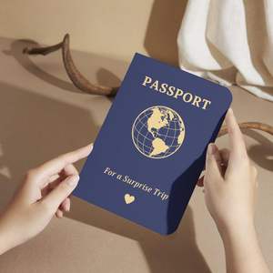 Pasaporte de Viaje Sorpresa <span class=keywords><strong>para</strong></span> Raspar, Regalo Romántico Personalizable <span class=keywords><strong>para</strong></span> el Día de San Valentín y Aniversario de Parejas - Product Image 2