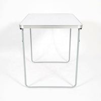 Table de camping d'extérieur 80*70*60cm, chaise pliante en métal commerciale, chaise pliante en acier, pas cher