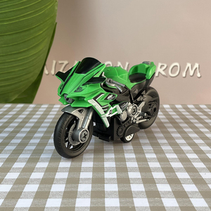 Voiture à friction pour enfant, modèle <span class=keywords><strong>de</strong></span> moto <span class=keywords><strong>de</strong></span> simulation, jouet à assembler soi-même avec lumières - Product Image 2