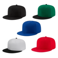 Gorra de Hip Hop de Alta Calidad OEM, Letra Bordada en 3D, Logotipo Personalizado, 6 Paneles, Unisex, Algodón Acrílico, Estilo Deportivo Urbano, Gorras Snapback