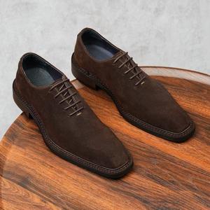 Mocasines de Hombre LINZ de Lujo, Color Marrón, de Gamuza y Cuero, Casuales, Sin Cordones, para Conducir, Primavera, Otoño e Invierno, con Lona Sintética - Product Image 6