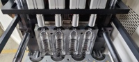 Máquina de Moldeo por Soplado y Estirado Semiautomática de Dos Etapas para Fabricación de Envases PET, Máquina de Soplado de Botellas de Plástico para Bebidas