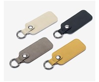 Sarung Pelindung USB Flash Drive Kulit Asli Kabel Data Mini/U Disk/U Shield Kantong Penyimpanan Gantungan Kunci Ringan Baja Tahan Karat