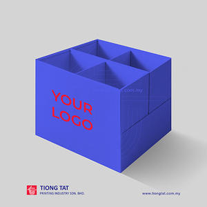 Boîte à dessert personnalisée de haute qualité avec 8 12 16 séparateurs Emballage cadeau pour cupcake recyclé - Product Image 3