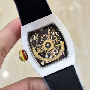 Montre mécanique de luxe de haute qualité avec cadran carré, montre mécanique en fibre de carbone étanche - Product Image 6