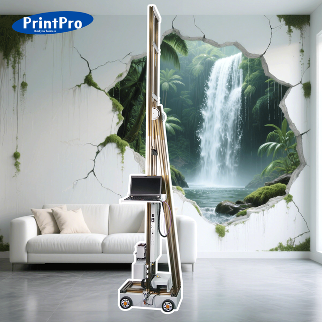 PrintPro Wall Printer Machine Wall Decals Printing Machine Metal Inkjet Printing Machine