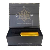 Boîte cadeau rigide magnétique personnalisée avec impression à chaud dorée, emballage pour flacon cosmétique avec insert en mousse personnalisé, vente en gros