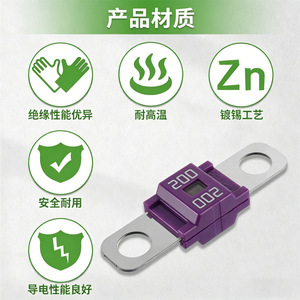 Fusible à cartouche de précision Pec Pacific 40A 50A 60A 80A 100A 125A 150A 175A 200A pour voiture - Product Image 4