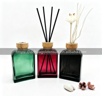 Diffuseur d'arômes de grande capacité, mécanisme de bouteille en verre cristallin, flacon rechargeable de 200 ml pour la décoration de la chambre, du salon et de la voiture