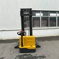 Gerbeur électrique compact hydraulique 1 tonne CE pour entrepôt d'usine de chaussures