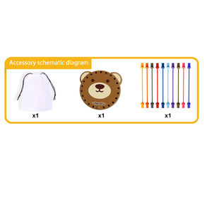 Jeu de société éducatif <span class=keywords><strong>Tik</strong></span> <span class=keywords><strong>Tok</strong></span> 2025 Défi de dénouer la corde Entraînement logique Décryptage Jouet de fête Jeu de société familial Jouets pour le cerveau pour enfants - Product Image 5