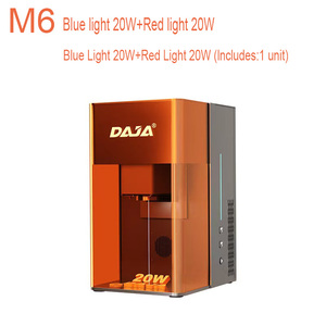 Macchina per Incisione Laser ad Alta Efficienza M6 20W con Luce Rossa e Blu - Adatta per Incisione su Metalli, Legni, Pelli, ecc. - Product Image 2