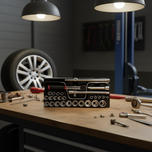 519/607CEA Tool Set <b>Socket</b> Wrench Kit 1/4 3/8 1/2 Inch Drive With <b>Extensions</b> And Bits For Automotive Repair - Product Image 3