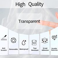 Etiquetas Térmicas Transparentes de Alta Calidad, 2x1 Pulgadas, 840 Hojas, Resistentes al Agua, Aceite y Desgarros, Adhesivas, Anti-Rayaduras, para Sándwiches y Dulces