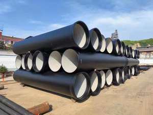 Tuyau en fonte ductile avec revêtement en zinc et bitume pour une protection contre la corrosion et une longue durée de vie, applications souterraines - Product Image 5