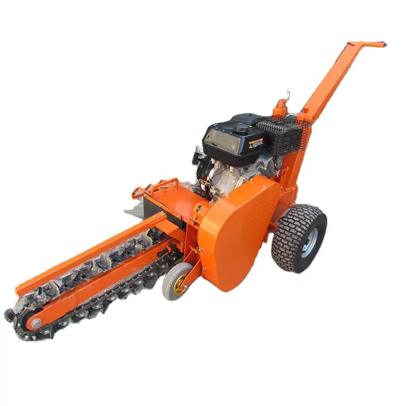 Trenching machine mini trencher chain trencher