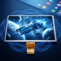 Módulo LCD TFT IPS de 9 Pulgadas con Interfaz I2C, Resolución de 1024x600, Brillo de 500cd/m para Raspberry Pi, Panel Táctil Capacitivo