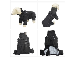 Jas hujan anjing antiair grosir Dropshipping pakaian hewan peliharaan untuk anjing kecil hingga Besar Teddy Bulldog pakaian berkaki empat - Product Image 6