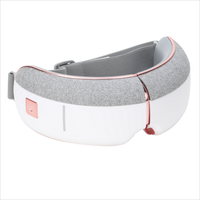 Masseur oculaire sans fil infrarouge avec fonction de physiothérapie, contrôle de la minuterie, fonction chauffante, nettoyage détachable et massage par pétrissage pour les yeux et les épaules