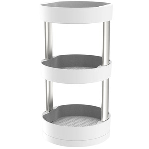 Sonduo-estante de almacenamiento giratorio de tres capas, escurridor de cocina, estante giratorio multifuncional - Product Image 1