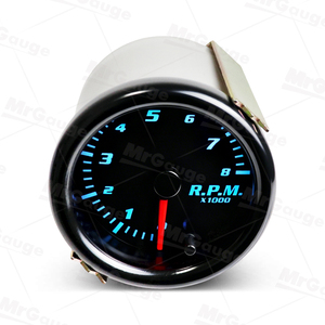 มาตรวัดความเร็วรอบเครื่องยนต์ดิจิตอล MrGauge Universal ขนาด 52 มม. 7 สี LED 0-8000 รอบต่อนาที สำหรับ<span class=keywords><strong>รถ</strong></span>ยนต์แข่ง ติดตั้งบนแผงหน้าปัด - Product Image 3