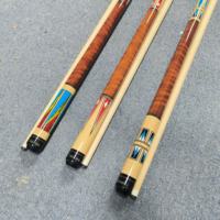 Queue de billard économique en bois d'érable, 1/2 pièce, pointe de 11,5 mm, jointée par vis en bois, pour billard américain et carom, à vendre