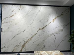 यडस्टोन कृत्रिम पत्थर सिरेमिक दीवार टाइल सफेद तलबंद पत्थर के स्लैब - Product Image 4